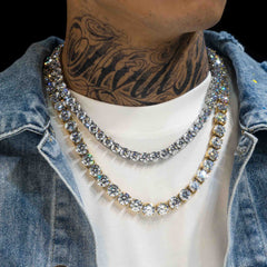 GL Stainless Steel Zircon Tennis Chain