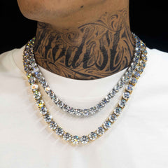 GL Stainless Steel Zircon Tennis Chain