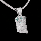 GL Iced Out Jesus Pendant S925 Silver Full VVS Moissanite Pendant
