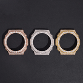 Moissanite Paved Watch Bezel Case