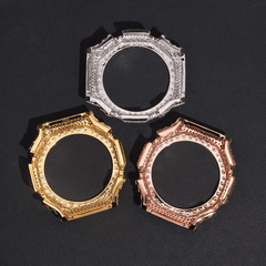 Moissanite Paved Watch Bezel Case