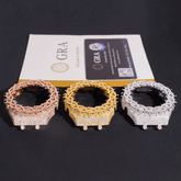 Unisex Iced GA2100 Buss Down Watch Bezel Moissanite Watch Case