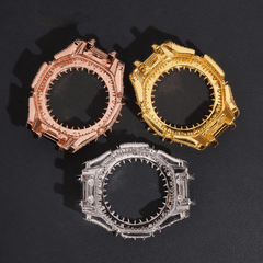 Unisex Iced GA2100 Buss Down Watch Bezel Moissanite Watch Case