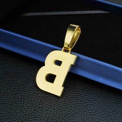 GL Hip Hop jewelry Name Letter Moissanite Diamond Pendant