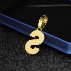 GL Hip Hop jewelry Name Letter Moissanite Diamond Pendant
