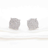 【US 3 Days Delivery】GL 925 Sterling Silver VVS Moissanite Stud Earrings