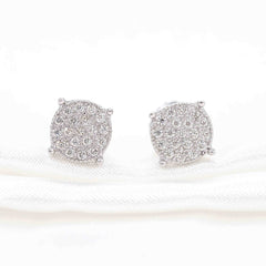 【US 3 Days Delivery】GL 925 Sterling Silver VVS Moissanite Stud Earrings