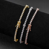 hip hop jewelry bling tennis chain fashion designer vvs moissanite sterling silver tennis bracelet