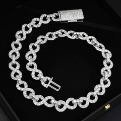 13MM Infinity VVS Moissanite Iced Out Cuban Chain