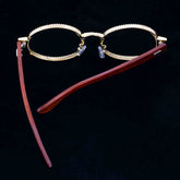 GL Hip Hop Iced Out 5A+ Zircon Sunglasses Jewelry Glasses