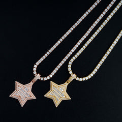 GL Hip Hop Star VVS Moissanite Silver Iced Out Diamond Pendant