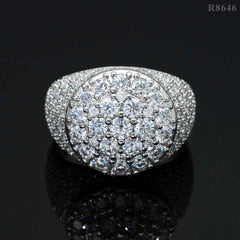 GL Hip Hop Fine Jewelry VVS Moissanite Diamond Ring