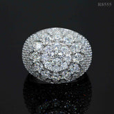 GL Hip Hop Fine Jewelry 925 Sterling Silver VVS Moissanite Diamond Ring