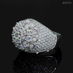 GL Hip Hop Fine Jewelry 925 Sterling Silver VVS Moissanite Diamond Ring