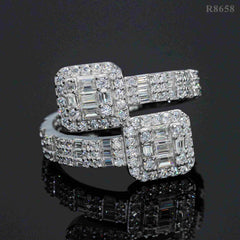 GL Top Quality Jewelry VVS Moissanite Hip Hop Ring