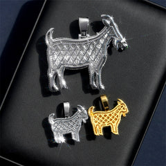 【US 3 Days Delivery】GL Lamb S925 Silver Moissanite Diamond Pendant