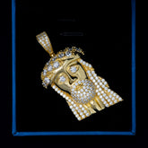 GL Hip Hop Iced Out Moissanite Diamond Jesus Pendants