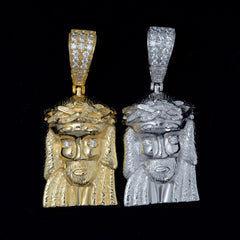 GL Iced Out Custom Moissanite Diamond Jesus Pendant