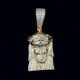 GL Iced Out Custom Moissanite Diamond Jesus Pendant