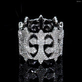 GL Hip Hop Cross VVS Moissanite Ring