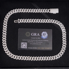 10MM 2 Rows VVS Moissanite High-End Cuban Chain