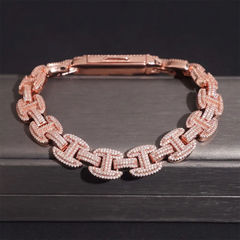 12MM Baguette VVS Moissanite Cuban Link Chain