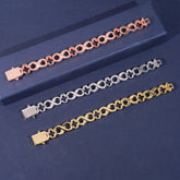13MM Four-leaf Clover Infinity VVS Moissanite Cuban Link Chain