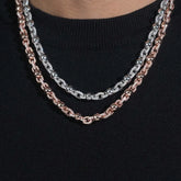 8MM VVS Moissanite Ball Chain Rosary Necklace