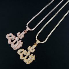 GL Iced Out Allah HipHop Moissanite Pendant