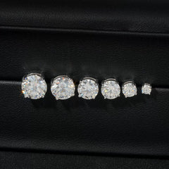 GL Classic Solitaire Moissanite Earrings