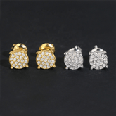 GL 925 Sterling Silver VVS Moissanite Stud Earrings