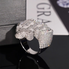 GL Allah Rings Iced Out VVS Moissanite Diamond Ring