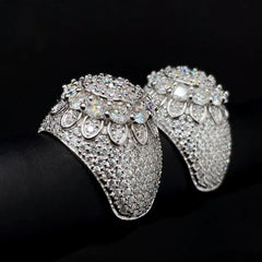 GL Hip Hop Fine Jewelry 925 Sterling Silver VVS Moissanite Diamond Ring