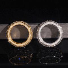 GL Pass Diamond Tester 925 Silver White Gold Moissanite Iced Out Rings