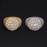 GL Hip Hop Fine Jewelry VVS Moissanite Diamond Ring