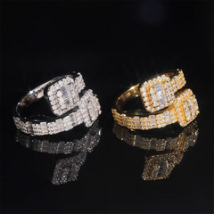 GL Top Quality Jewelry VVS Moissanite Hip Hop Ring