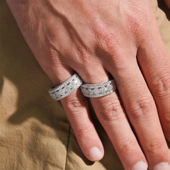 【US 3 Days Delivery】GL Iced Out Round cut Eternity Band Moissanite Ring