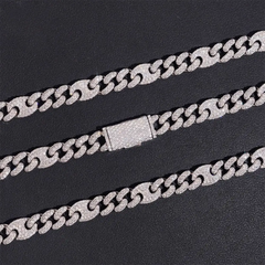 9MM GG-Link VVS Moissanite Cuban Chain