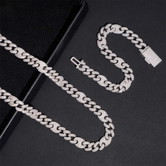 9MM GG-Link VVS Moissanite Cuban Chain