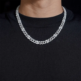 9MM GG-Link VVS Moissanite Cuban Chain