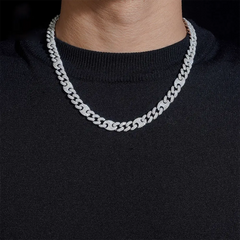 9MM GG-Link VVS Moissanite Cuban Chain