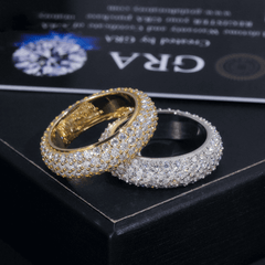 GL Chunky Eternity Band Moissanite Diamond Ring