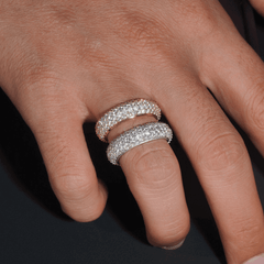 GL Chunky Eternity Band Moissanite Diamond Ring