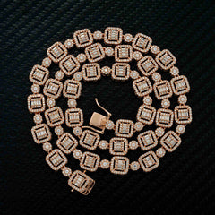 9.5MM Iced Out VVS Moissanite Cuban Link Chain