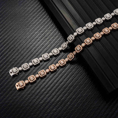9.5MM Iced Out VVS Moissanite Cuban Link Chain