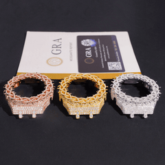Unisex Iced GA2100 Buss Down Watch Bezel  Moissanite Watch Case