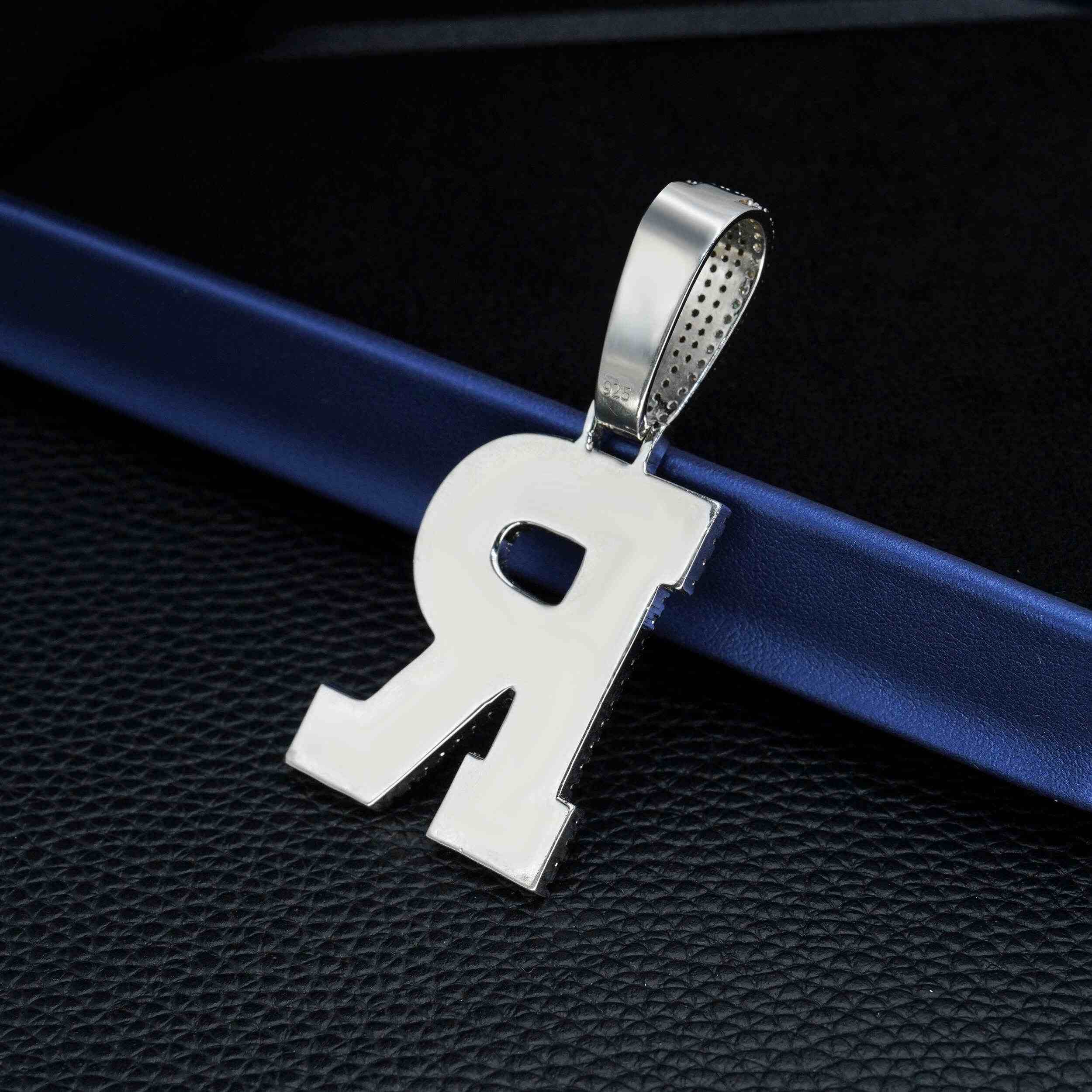 GL Hip Hop jewelry Name Letter Moissanite Diamond Pendant