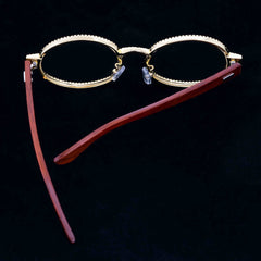 GL Hip Hop Iced Out 5A+ Zircon Sunglasses Jewelry Glasses