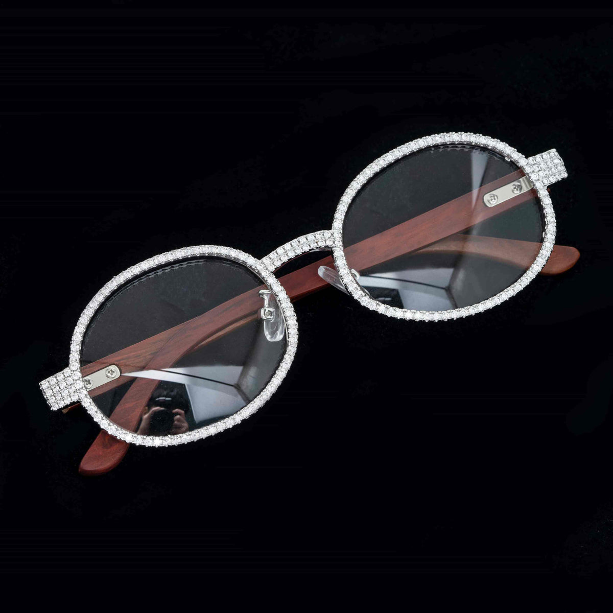 GL Hip Hop Iced Out 5A+ Zircon Sunglasses Jewelry Glasses