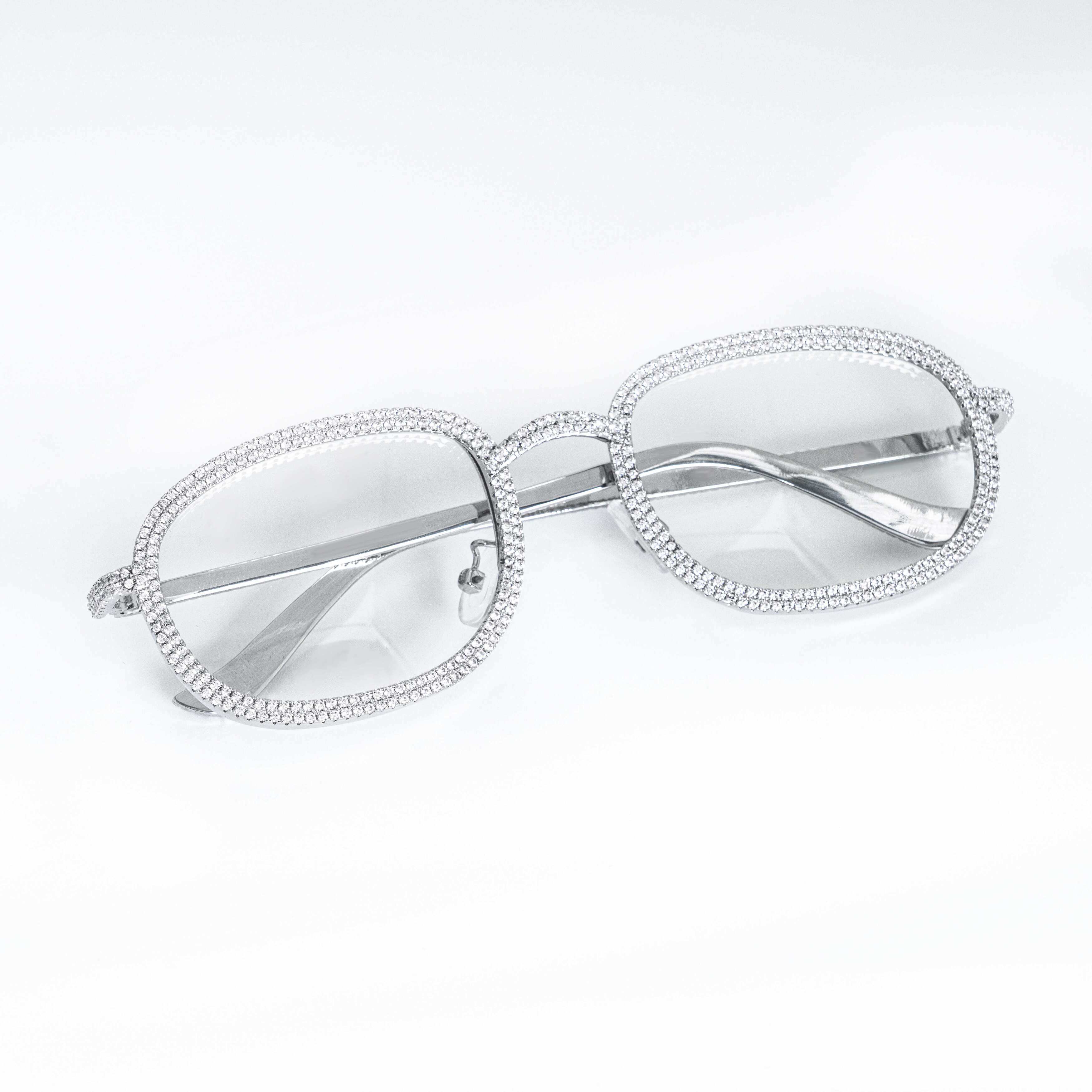 GL Rapper Jewelry  Hip Hop 5A+ Diamind Iced out Glasses